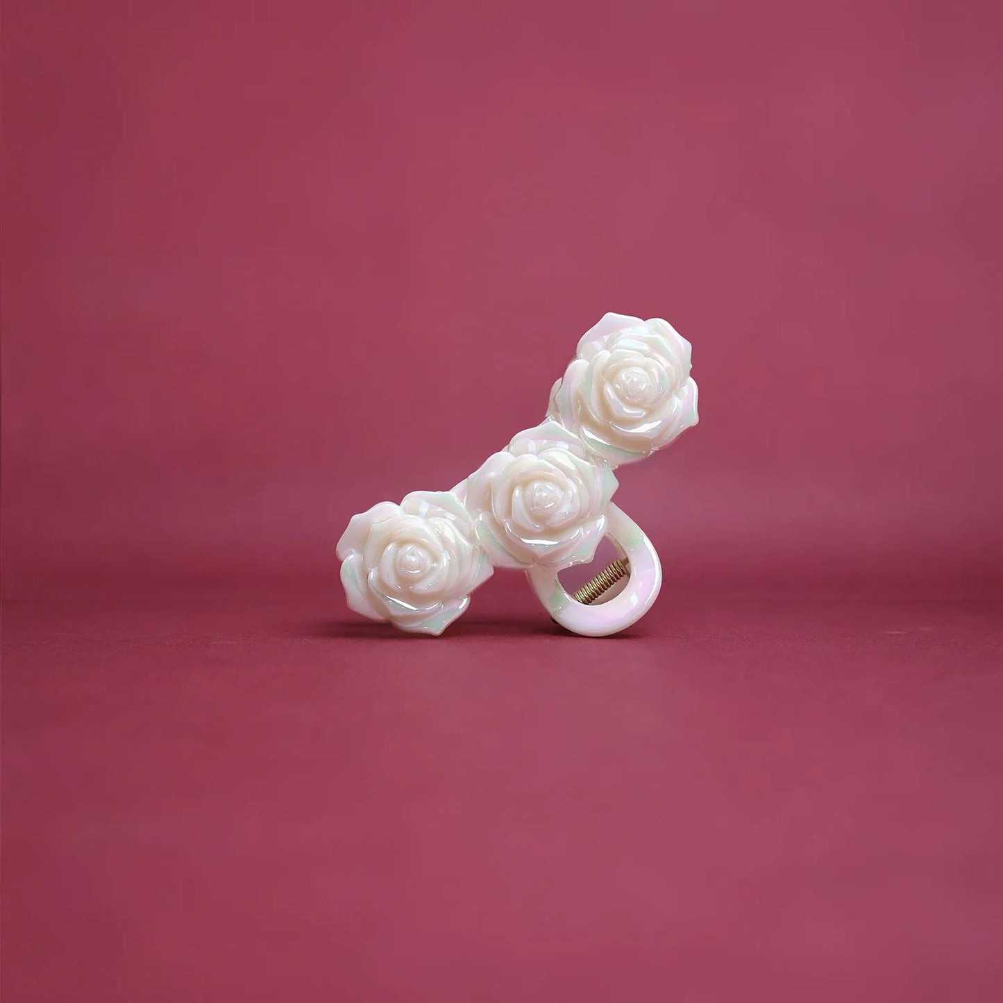 Large Korean Grade Nacre Finish Hair Clutcher – Floral Hair Claw Clip, Combo Deal