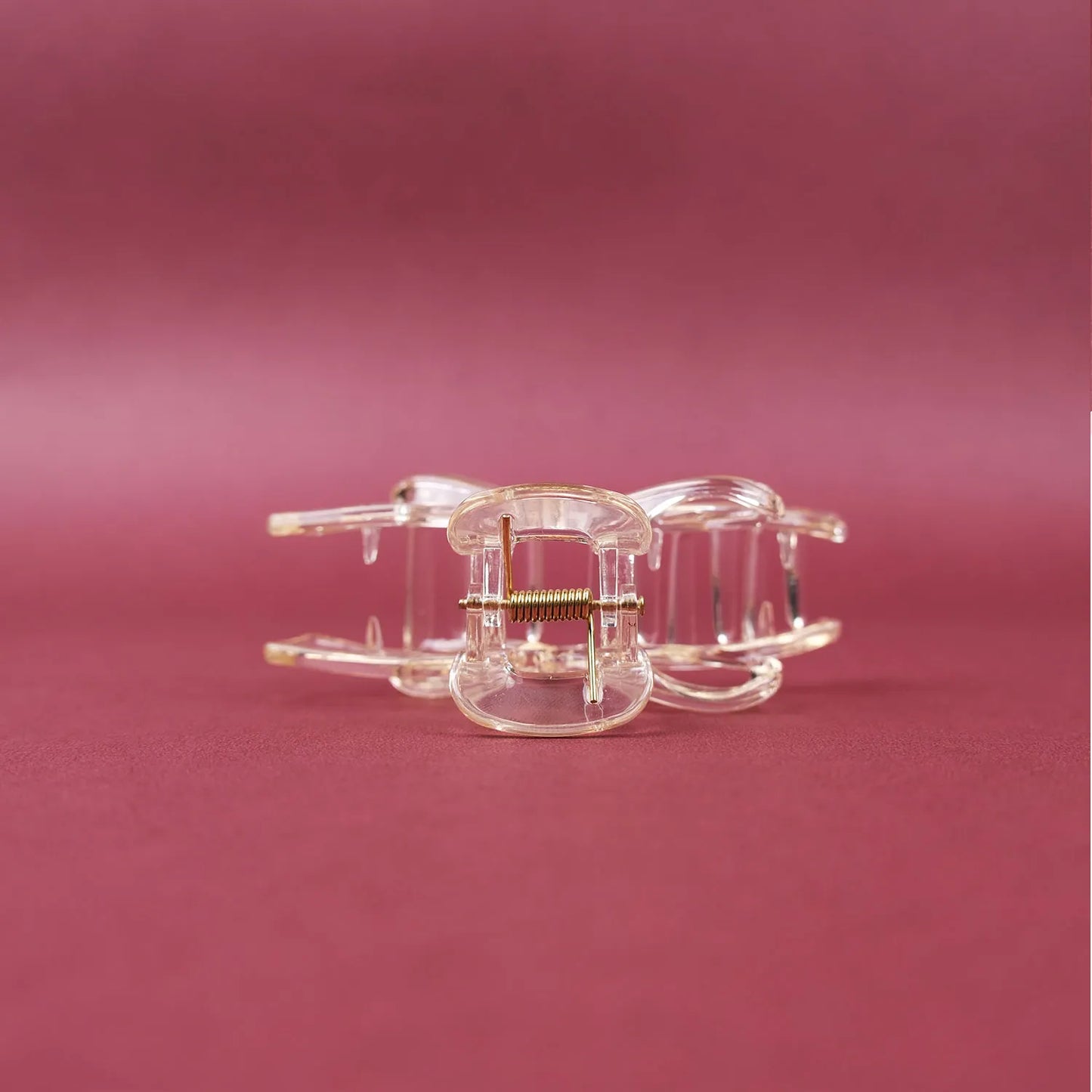 Medium Clear Hair Claw Clip – Korean Grade Non-Slip Clutcher, Combo Deal