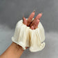 Silk Satin Pearl Scrunchie – Elegant Ruffle Hair Tie Ponytail Holder
