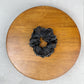 Designer Organza Scrunchie with Beads & Floral Accents – Medium Hair Tie
