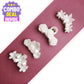 Large Korean Grade Nacre Finish Hair Clutcher – Floral Hair Claw Clip, Combo Deal