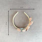 Handmade Fascinator Hairband – Pearl Base with Floral Embellishments