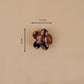 Small Amber Brown Hair Claw Clip – Shell Finish, Combo Pack of 5