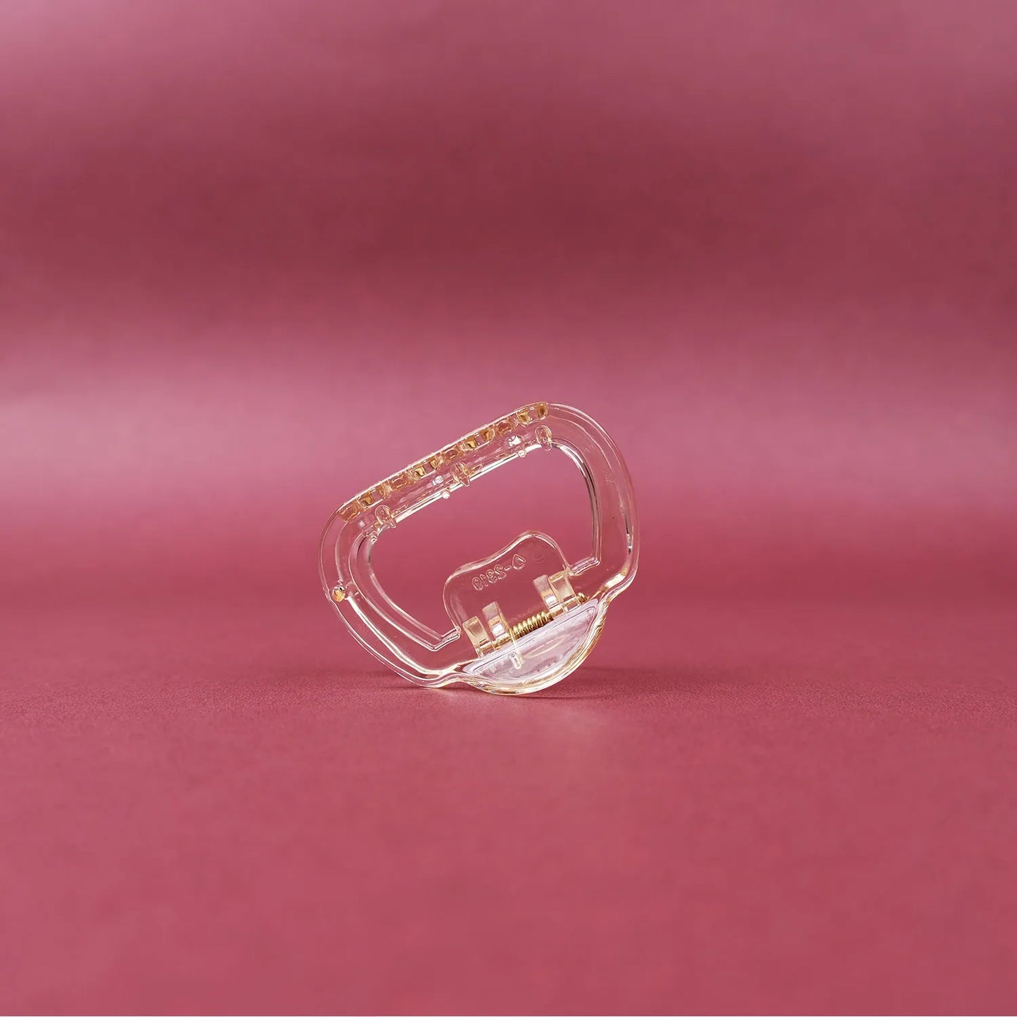 Small Clear Hair Claw Clip – Korean Grade Non-Slip Clutcher, Combo Pack of 3 - 2