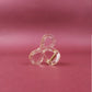 Small Clear Hair Claw Clip – Korean Grade Non-Slip Clutcher, Combo Pack of 3 - 3