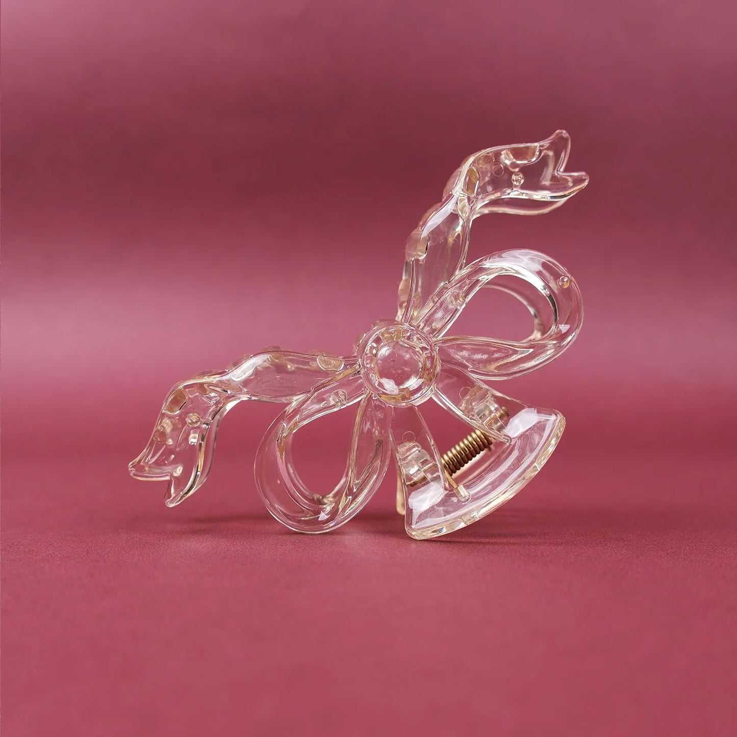 Large Clear Hair Claw Clip – Korean Grade Non-Slip Clutcher, Combo Pack of 3