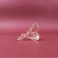 Small Clear Hair Claw Clip – Korean Grade Non-Slip Clutcher, Combo Pack of 3 - 2