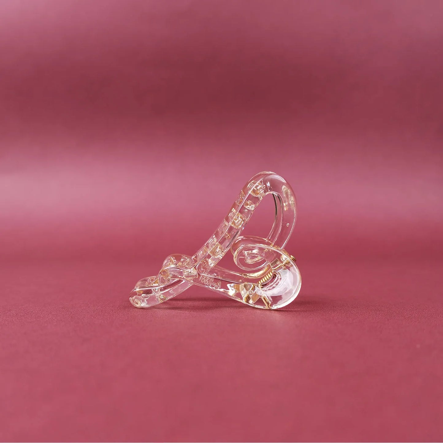 Small Clear Hair Claw Clip – Korean Grade Non-Slip Clutcher, Combo Pack of 3 - 2