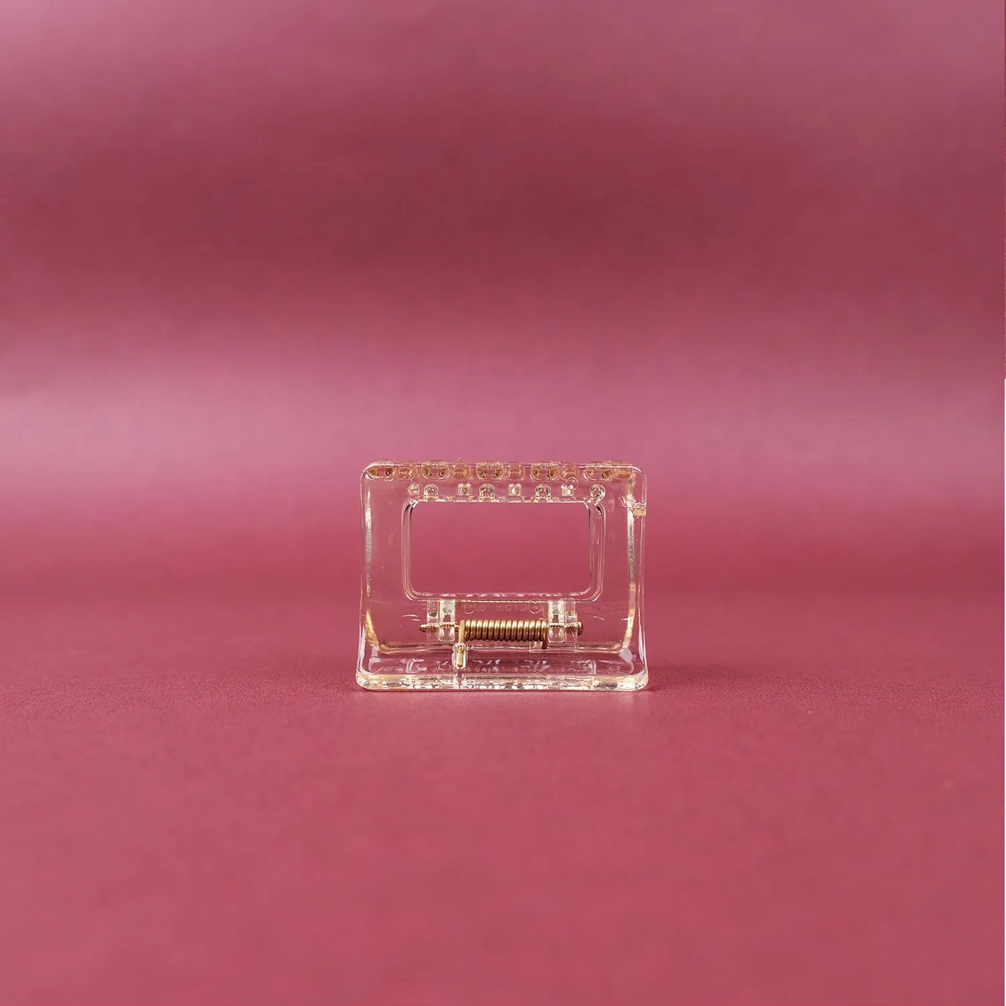Small Clear Hair Claw Clip – Korean Grade Non-Slip Clutcher, Combo Pack of 3 - 3