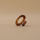 Small Amber Brown Hair Claw Clip – Shell Finish, Combo Pack of 5