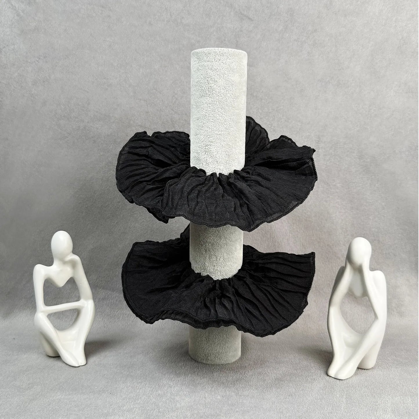 Jumbo Cotton Scrunchie – Ruffle Ponytail Holder for Everyday Use