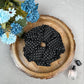 Double Layered Polka Scrunchie – Satin Ruffle Hair Tie